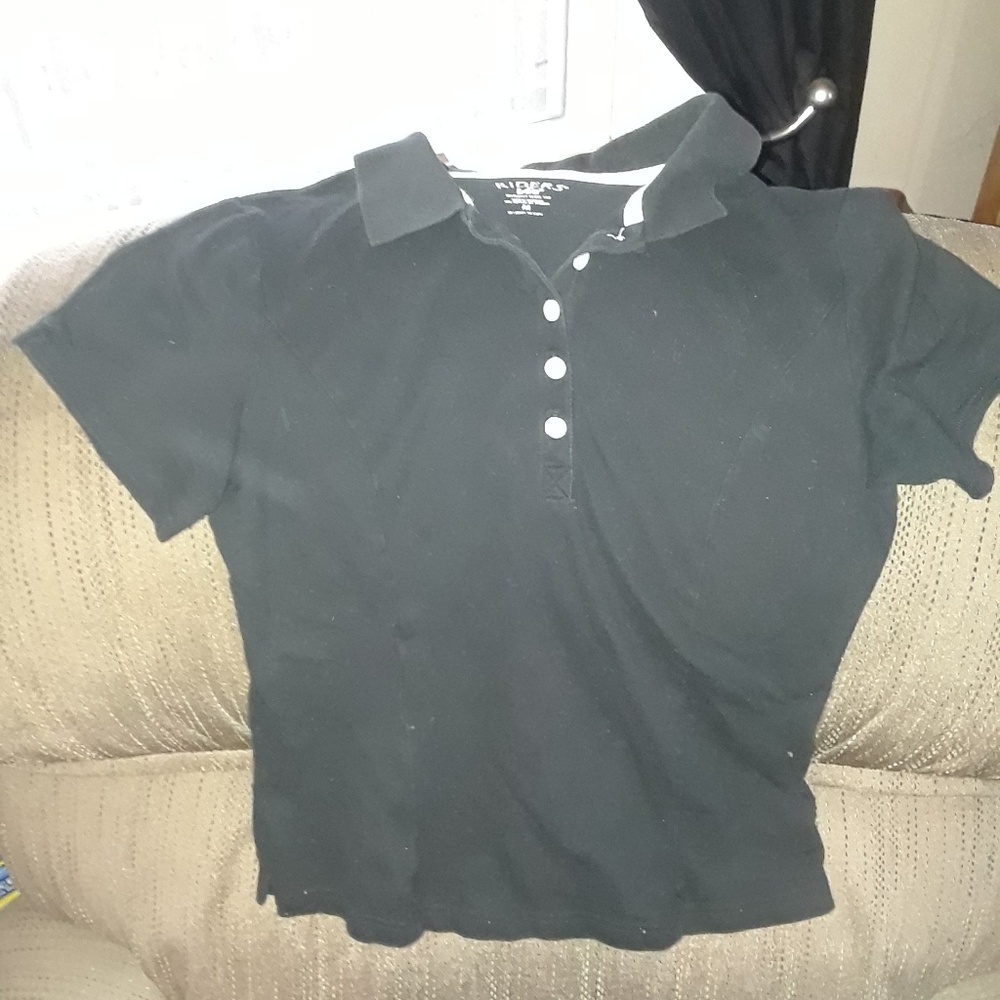 Black medium polo